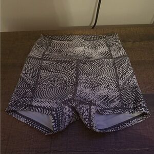 Lululemon Black and White Align Shorts